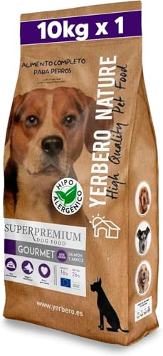 Yerbero Nature Gourmet Nuova Formula Low Grain Cibo ipoallergenico per cani medi e grandi, 10 kg