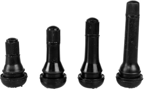 HASKYY Gummiventile Autoventile 150 Stück Snap-In Gummiventile Satz TR412, TR413, TR414 & TR418 Reifenventil Universal Autoreifen Ventil