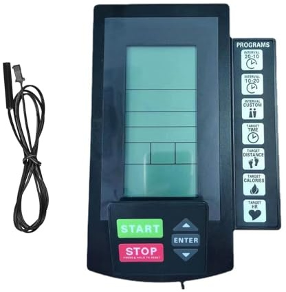 UncleS Multifunktions Fahrrad Analyseinstrument Fitness Fahrradcomputer Display Für Heimtrainer Und Stationäre Fahrräder Kompatibles Fahrrad Display