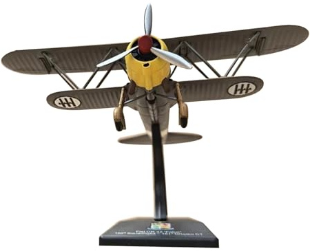 TECKEEN Lega WWII Italiano FIAT CR.42 Falco Biplano Fighter Aircraft Modello 1:72 Simulazione Scienza Exhibition Model