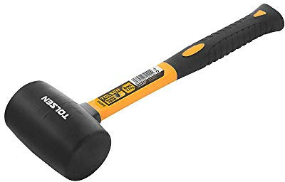 Tolsen Mazzetta In Gomma 675 Gr Manico In Vetroresina