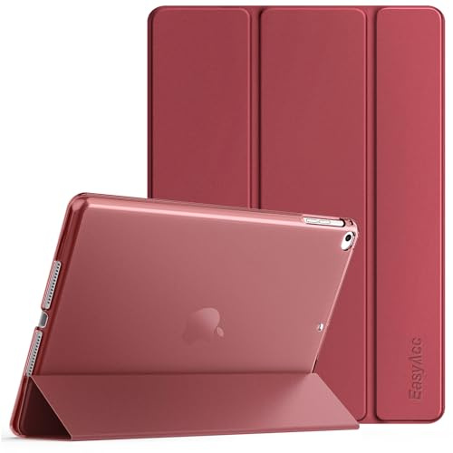 EasyAcc Funda para iPad de 9.7 pulgadas de 6ª/5ª generación (no para iPad Air 5ª generación), iPad Air 2 2018 2017, funda protectora con soporte, encendido y apagado automático, funda rígida de