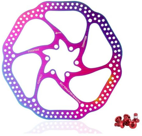 HOUSON bicycle disc, bicycle brake disc, stainless steel brake disc with 6 screws T25 for road bike, mountain bike, MTB, BMX bike 180mm