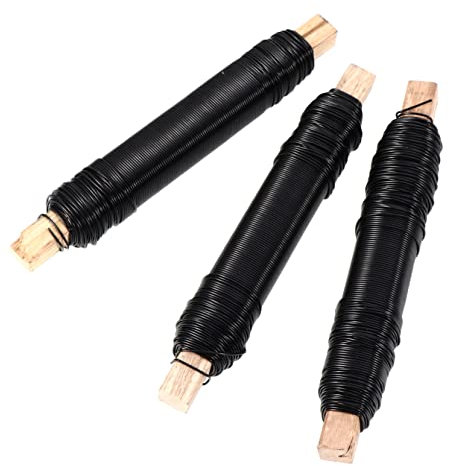 BESPORTBLE 3 Pièces Fil De Bonsaï 38M En Aluminium 065MM Pour Formation D'Arbres Et Bricolage Artisanat - Fils De Plantes Et Fleurs - Idéal Pour Modèles De Jardinage Et Créations