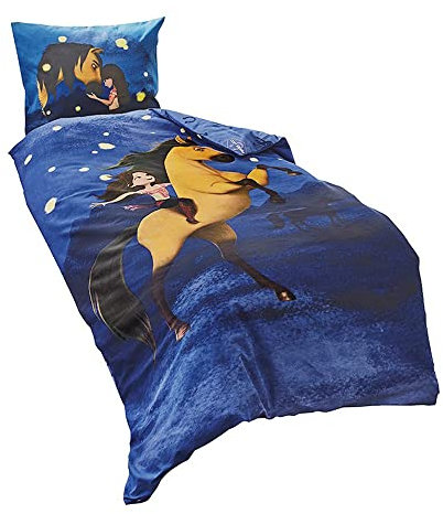 JACK Linon/Renforcé Bettwäsche 135x200cm 2 TLG. Pferd Lucky Spirit Wild und Frei Baumwolle