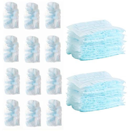 Blue Dusters Refills - 20 PCS for Cleaning Disposable Dusting Refills, Hand Fluffy Duster Refills for Blinds PC Keyboard Office Desk Dresser Car Dashboard