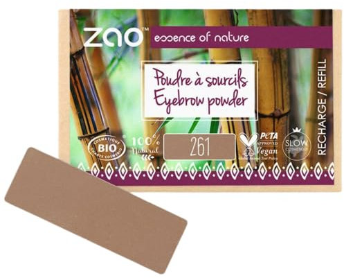 ZAO Recarga de polvo de cejas orgánico