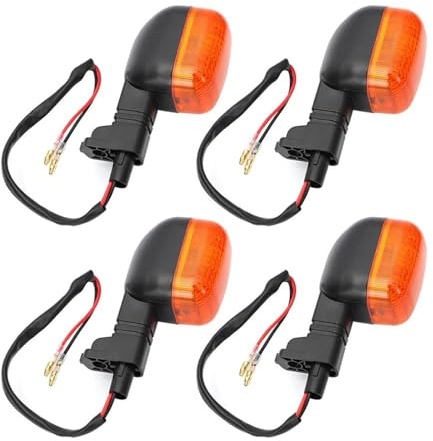 Indicatori di Direzione Indicatori Di Direzione Anteriori Posteriori Per Motociclette, Luci Lampeggianti Per Cagiva, Per Mito 125, Per Ducati 748, Indicatori Di Direzione, Lampada Frecce Moto(4 pezzi)