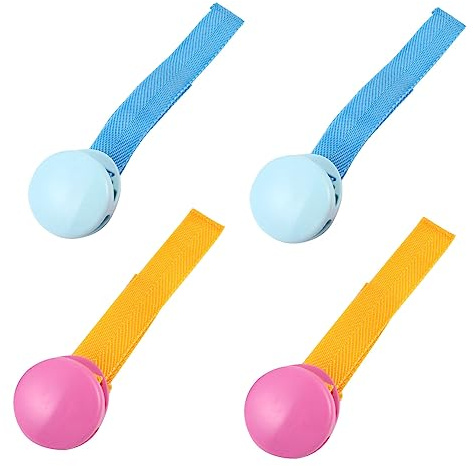 Milisten Pinzas para Manta de Cochecito 4 Piezas Clips Multiusos de Abs y Poliéster Fuerte Sujeción para Mantas y Toallas en Cochecitos