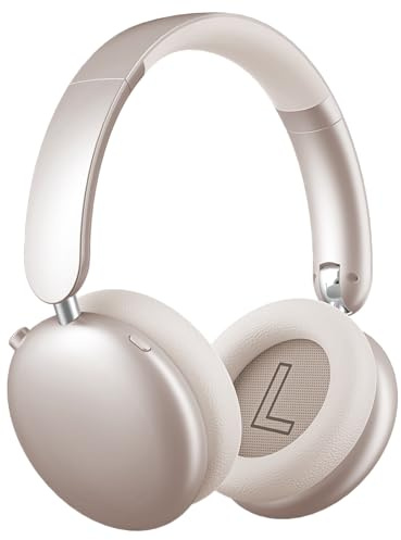 Wentronic Y06 Noise Cancelling Headphones,58H Playtime and 5 EQ Music Modes Wireless Over Ear Bluetooth Headphones with Microphone,Lossless Audio,Multipoint Connection,Foldable,Lightweight,Starlight