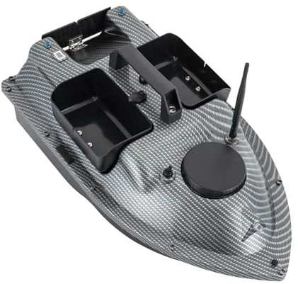 Bdneygtyr Barco de alimentación con GPS de navegación de 16 puntos, barco teledirigido con 2 baterías de 5200 mAh y alcance de 600 m, barco de pesca con motor de 90 min de tiempo de funcionamiento