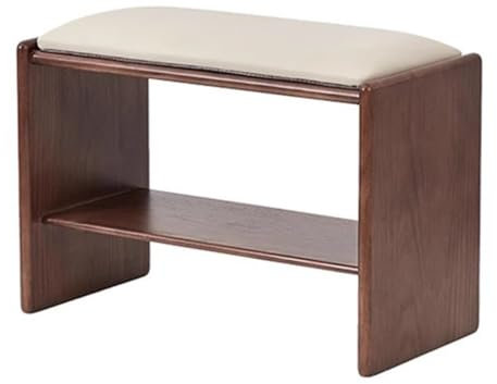 Banco de pie de cama Taburete for cambiar zapatos de puerta de entrada, taburete nórdico de madera for sentarse, cojín for grupo, Zapatero, taburete largo for puerta de entrada de porche banco de zapa