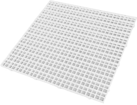 Grille de Séparation pour Aquarium, Installation du Couvercle du Filtre, Blanc, 30x30x1cm