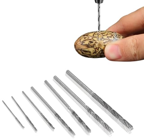 8 Pièces Set De Forets Haute Précision, Foret Pour Percer Des Pierres, Foret Pour Réparation De Bijoux, Foret Diamanté 1mm, Pour La Fabrication De Bijoux En Jade Et Pierres Précieuses