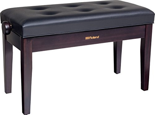 Roland Duett-Klavierbank in Palisander-Ausführung mit Vinyl-Sitz – RPB-D300RW