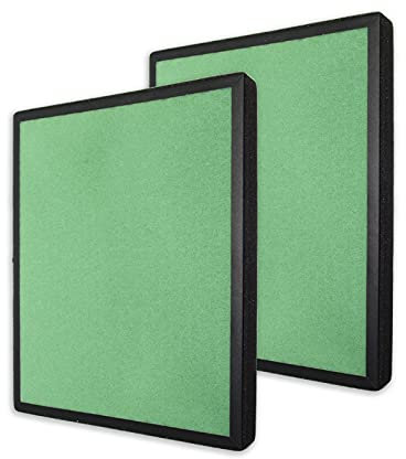 PUREBURG Ersatz-HEPA-Filter, kompatibel mit Mooka KJ203F, Elechomes KJ203F-142, Modellnummer KJ203F-142-01-D Luftreiniger, H13 4-stufige Filtration, hocheffiziente 4 Vorfilter, 2er-Pack