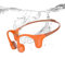 mojawa Run Plus Bone Conduction Headphones, Open-Ear, Bluetooth 5.2, 32GB MP3, IP68 Waterproof, ENC Mic, for Swimming, Running, Cycling, Hiking, Surfing, Gym, Workouts and Everyday Use – Orange