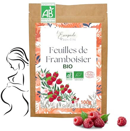 Tisane feuilles de framboisier grossesse BIO - Règles douloureuses - Accouchement -Grossesse
