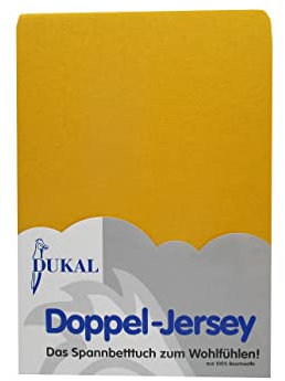 Dukal | Spannbettlaken oval für Kinderwagen Stubenwagen Wiegen Beistellbett | 37x70 – 41x70 cm | aus hochwertigem DOPPEL-Jersey | 100% Baumwolle | Farbe: Gold