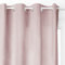 Atmosphera - Rideau occultant Dolce Velours - à Oeillets - Rose 140x260 cm