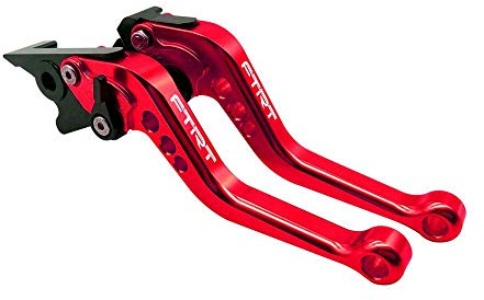 FTRT Adjustable Brake Clutch Levers Compatible with GROM MSX125 2014-2023, CBR250R 2011-2013,CBR300R/CB300F/FA 2014-2022,CB400F/CB400R 2013-2020,CBR500R/CB500F/X 2013-2021, Monkey 125 2018-2022.Red