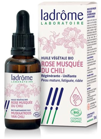 Ladrôme Huile de Rose Musquée Bio, 30 ml