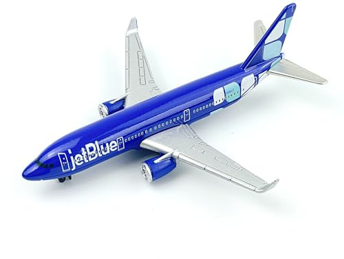 AVIAMUSE Jetblue Model Airplane, Single Plane Die-cast Model Planes Aircraft Suitable for Collection & Christmas, Birthday Gifts