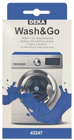 DEKA Waschmaschinenfarbe Wash & Go für 500g Stoff - Azur