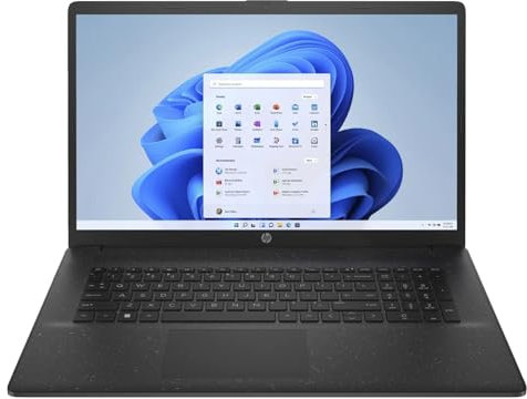 HP (17,3 Zoll FullHD Notebook (AMD Ryzen3 7320U 8-Thread 4.10 GHz, 8 GB DDR5, 512 GB SSD, Radeon 610M Grafik 4GB, HDMI, Webcam, Bluetooth, USB 3.0, WLAN, Windows 11 Prof., MS Office) - 7889