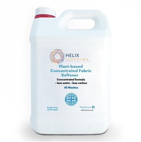 Helix Cleaning Plant Based Concentrated Fabric Conditioner Fresh Linen 5ltr - 167 Washes - by Helix Chemicals