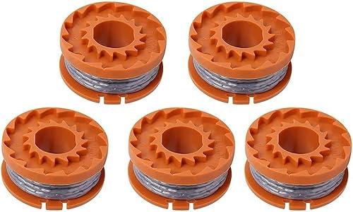 PiWine Grass Trimmer Strimmer Spool,Trimmer Spool Line, 5Pcs Lawn Mower Spool-Trimmer Spool & Line for Spear for Jackson S1825CT S3630CT S3630CT2 Strimmer Spool