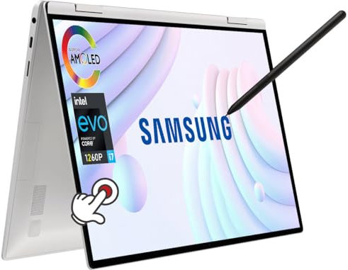 Samsung Galaxy Book2 Pro 360 2-in-1 13.3” AMOLED FHD Touchscreen Laptop, Intel i7-1260P 16GB DDR5, 1TB SSD, Slim Design, Backlit KB, FHD Webcam, Windows11 Home, w/HDMI