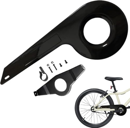 Comebachome Bike Chain Guard Fit for 32-36 Teeth Universal Chain Guard Kids Sturdy Bike Chain Cover for Bike Accessories Black, Bike Chain Guard, Chain Guard, Standard