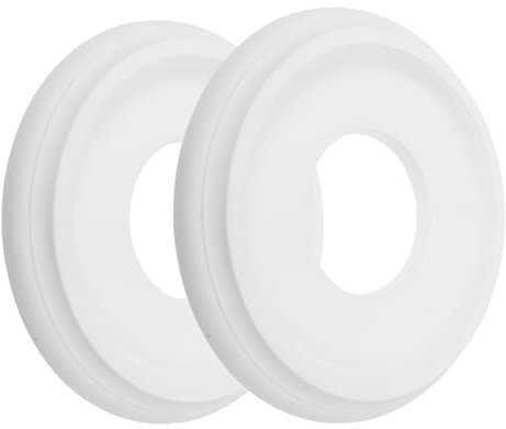 NUOBESTY 2piezas Base De Iluminación Decorativa Para De Techo Placa De Techo Iluminación Interior Fácil De Instalar y Medallones Decorativos Para Realzar La Decoración Del Hogar