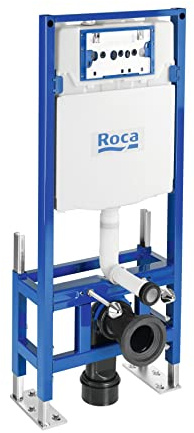 Roca A890077020 Bastidor Cisterna Autoportante Doble Descarga DUPLO WC ONE FREESTANDING Para Inodoro Suspendido. Codo de 90 ø / 110 ø