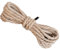 Chinchilla® Cuerda de Yute | 10 mm de diámetro, 5,00 m de Largo | Cordón Decorativo para Bricolaje, artesanía, decoración y jardinería | Cuerda de Yute | marrón Natural | Material Natural Robusto |