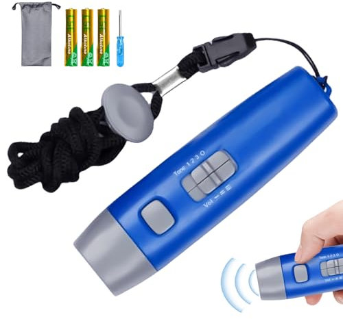 Aibelity Elektronische Pfeife, Einstellbare Trillerpfeife, Schiedsrichterpfeife, 3 Töne und 3 Stufen, Mehrzweck Trillerpfeife Sportunterricht, Elektronische Handpfeife für Trainer, Polizei, Lehrer