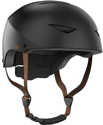 CASR Casco de protección Clásico Negro Adulto Unisex