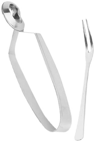 ABOOFAN Schneckenzange Aus Edelstahl Für Schnecken-genuss, Schnecken-servierzange Als Lebensmittelzange, Praktische Küchenzange Als Schneckengabel