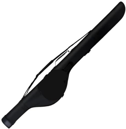 Genérico Bolsa de Pesca Plegable portátil Capacidad Grande para cañas Estuche Organizador Equipamiento Almacenamiento con Tela Nailon Ripstop Correa Hombro Bien Acolchada Equipaje Pescadores