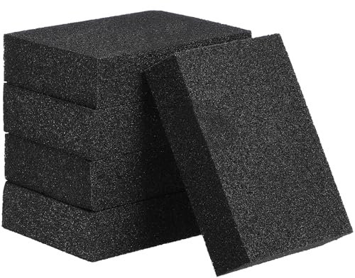 BESTonZON 5 Stücke Multi-Use Heavy Duty Reinigungsschwamm Abwaschschwämme Reinigungsschwamm Wäscher für Küche (Schwarz)