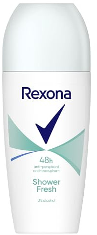Rexona Anti Transpirant Roll-On Shower Fresh Deodorant schützt 48 Stunden gegen Körpergeruch und Achselnässe 50 ml