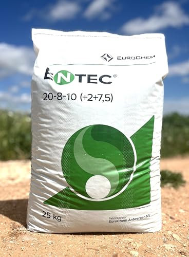 Abono granulado Entec 20-8-10 25kg. Con magnesio y azufre. Fertilizante especial para olivo y citricos.