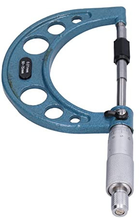 Micrometro Esterno in Acciaio Inossidabile con Precisione 0,01 mm per Misurazione di Diametro e Spessore (75-100 mm)
