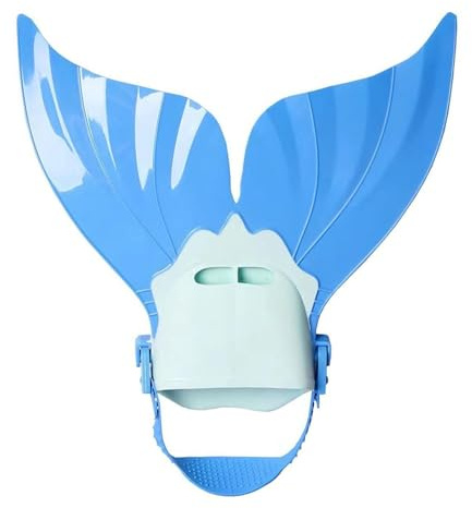 Schwimmflossen Kinder, Flexibles Tauchen Monoflosse Flossen, Taucherflossen, Trainingsflossen, Flossen , Einteilige Flipper Schnorchelausrüstung für Kinder unter 12 Jahren (D)