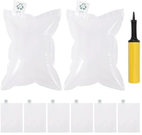 CONCHLERY 150 mini sacchetti di materiale di riempimento, cuscino gonfiabile, inserto per modellatore d'aria, per spedizione, 22,9 x 14,9 cm