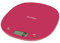 TERRAILLON - MACARON ONE - Balance de cuisine électronique, design moderne et plateau Mat, Capacité 3 kg, graduation 1 g, Poignée intégrée, Rose fushia