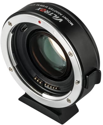 VILTROX EF-EOS M2 Objektivadapter 0,71x Speed Booster kompatibel mit Canon EF Objektiv auf EOS EF-M spiegellose Kamera EOS M3 M5 M6 M10 M50 M100