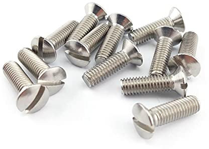 Viti per metallo, testa fresata bombata Fendue TFB in acciaio inox DIN 964 (M6x25) x20