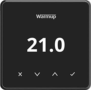 Mi-Heat Warmup Element Smart WiFi Thermostat Raumregler für Fußbodenheizung, Elektro Heizung, Farbe: Schwarz